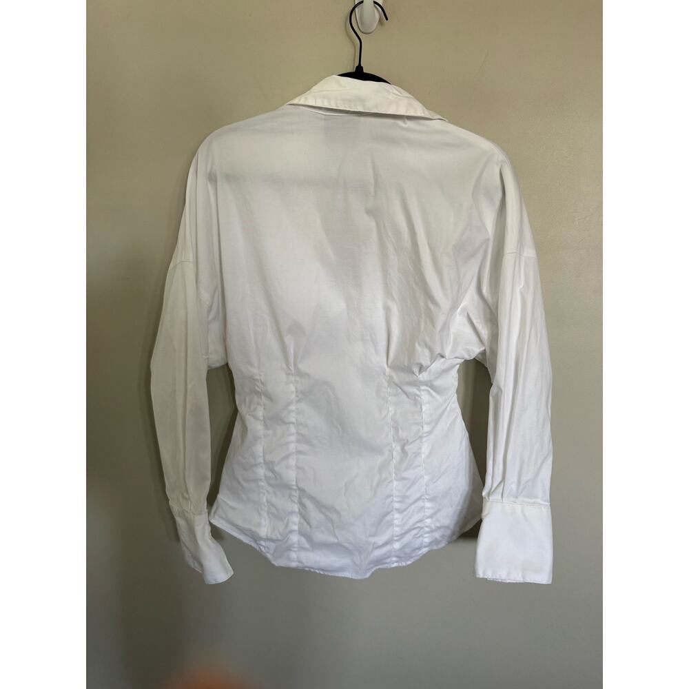 NWOT Reformation Vanta Shirt in Bright White SZ 2 - Picture 8 of 8